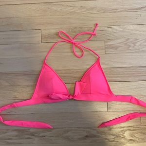 Hot pink Victoria’s Secret bathing suit top padded bikini